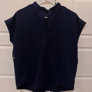 Figs Navy Women's Top